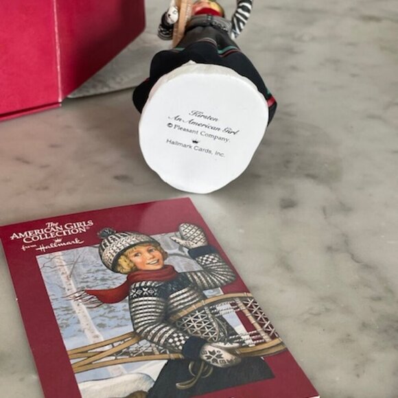 Kirsten 1854 American Girl Snowshoes Hallmark Ornament - Picture 10 of 15